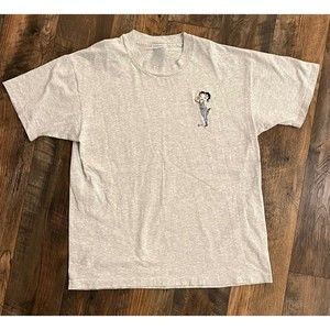 VTG 90s Betty Boop Cowgirl tee embroidered single stitch Women XL